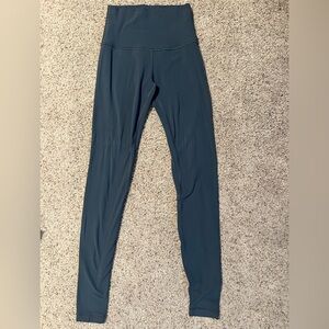 Lululemon navy blue high waisted leggings